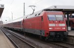 101 090-9 mit dem MNx in Nrnberg Hbf am 06.07.09