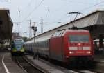 101 115-4 mit dem IC2029 nach Nrnberg in Mnster 1.8.2009