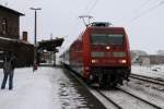 Mit dem IC 2356 nach Dsseldorf am Haken durchfhrt 101 066-9 den Bahnhof Berga-Kelbra.