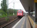 ich stand S-U Bahnhof Jungfernheide  und habe auf den Blue Tiger gewartet und da kam die Br 101 009-9 vorbei in Richtung Berlin Hauptbahnhof. am 20.05.2010   