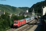 101 092-5 mit dem IC 118 (Salzburg Hbf-Mnster(Westf)Hbf) in St.Goar 19.7.10