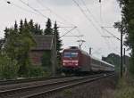 101 056-0 am 17. August 2010 mit dem IC 2038 (Leipzig Hbf - Oldenburg (Oldb)) bei Hude.