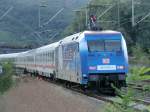 Auf dem Heimweg von unserem frhherbstlichen Ausflug ins Mittelrheintal erblickten wir im Vorbeifahren 101-070 in Bingen.