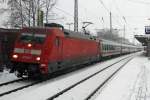 101 086-7 mit IC nach Luxemburg in Recklinghausen 5.12.2010