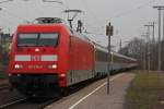 101 014 am 12.3.11 mit einem EuroCity in Kln-West