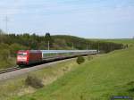 Umleiter: 101 064 mit IC 2006 von Konstanz ber Rottweil nach Emden     Aufgenommen am 23.04.2011