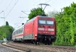 101 116-2 schiebt IC Richtung Hbf-Bonn, aufgenommen in Bonn-Sd 06.05.2011