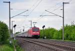 101 143-6 als Schublok IC kurz vor Brhl - 15.04.2011