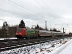 101 080 (Polizei-Beratung) mit IC 328 vor Mnchen Pasing (08.02.06)