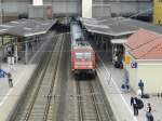 IC142 Ankunft in Osnabrck HBF auf der Fahrt nach Schiphol (Airport) mit Zuglok 101 039-6 am 28.07.2011