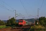 101 078-4 durchfhrt am Abend des 02.08.'11 mit dem Vindobona den Hp. Radebeul-Naundorf