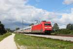 101 023 mit EC 217 am 09.08.2011 bei bersee.