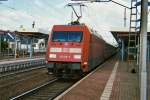 BR 101 133-7 mit kurzen Halt in Eisenach am 07.09.11