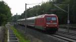 Auch der Fernverkehr rollt wieder in Richtung Cottbus. Hier der EC 248 am 03.09.2011 mit 101 139-4 durch Bestensee nach Hamburg-Altona.