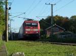 IC mit 101 111 durchfhrt am 16.10.11 Dresden Cotta.