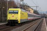 101 013-1 am IC118 in Bonn Oberkassel am 24.03.2012