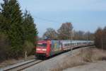 Am 27.03.2012 schob 101 001-6 ihren IC 2431 nach Leipzig, sie stand wegen eines Steuerwagendefekts rund 1 Stunde im Rangierbahnhof Leer.