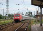 101 120-4 mit IC 2159 Frankfurt Flughafen-Fernbahnhof - Dresden Hbf, am 15.07.2011 durch Grokorbetha