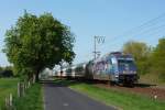 Die 101 070-1 fuhr am 02.05.2012 mit dem IC 2332 (Norddeich Mole - Kln Hbf) durch Leer.