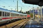 BR 101 mit IC unterwegs nach sterreich durch den BF Freilassing - 24.04.2012