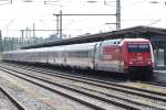 Die 101 109-7 Cewe Fotobuch bei der Einfahrt in den  Mnchner Ostbahnhof am 26.05.20121