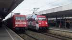 101 035-4 und 101 025-5 in Hannover, am 16.06.2012.