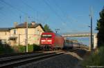 101 022-2 mit dem EC 172  Vindobona  von Villach Hbf nach Hamburg-Altona in Vietznitz. 22.06.2012