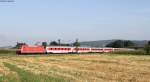 101 086-7 mit dem CNL 473 (Koebenhavn H-Basel SBB) bei Kollmarsreute 14.8.12