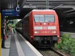 Berlin-Gesundbrunnen am 15.09.2012,es hat Einfahrt der versptete IC 2355 Richtung Binz