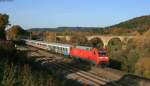  101 129-5 mit dem IC 1681 (Stuttgart Hbf-Tuttlingen) bei Rottweil 21.10.12