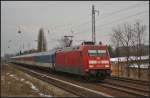 DB 101 129-5 mit dem EC 379 nach Brno hl.n.