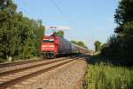 101 113 unterwegs bei Tauberfeld in Richtung Treuchtlingen am 28.05.2013.