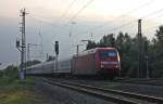 Am frhen Morgen des 11.07.2013 kam die Hamburger 101 124-6 mit dem CNL 479 (Hamburg-Altona - Zrich HB) / CNL 40419 (Amsterdam CS - Zrich HB) durch die Nrdlichen Einfahrt von Orschweier.