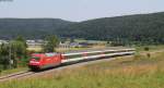 101 076-8 mit dem IC 185 (Stuttgart Hbf-Zrich HB) bei Mhringen 14.7.13