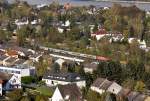 IC mit BR 101 fährt durch Bad Godesburg-Mehlem - 30.10.2013