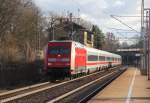 101 124-6 DB in Hochstadt/ Marktzeuln am 10.01.2014.