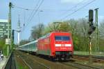 101 066 mit IR 2678 (Kassel–Hamburg) am 19.04.1998 zwischen Hamburg Hbf und Hamburg Dammtor