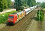 101 100 mit IR 2219  Bergstrae  (Norddeich Mole–Karlsruhe) am 24.07.2001 in Nottuln-Appelhlsen