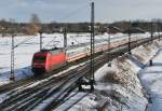 101 117 mit IC 2374 (Karlsruhe–Hamburg) am 06.03.2010 in Stelle