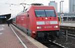 Bild 013:  Am 31.01.2015 wurde IC 2013 von Leipzig nach Obersdorf mit 101 019-8 bespannt! Hier zu sehen ist die Lok beim Halt in Dortmund Hbf