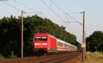 101 074-3 mit dem IC 2002 (Köln Hbf-Emden Hbf) bei Emsbüren 11.6.15