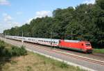 101 109 mit IC 2373 (Stralsund Hbf–Heidelberg Hbf) am 27.08.2014 zwischen Winsen (Luhe) und Radbruch