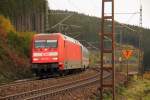 101 126-1 DB bei Steinbach im Frankenwald am 23.10.2015.