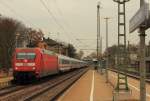 101 043-8 DB in Hochstadt/ Marktzeuln am 13.11.2015.