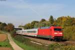 101 072-7 mit dem IC 2293 (Frankfurt(Main)Hbf)-Stuttgart Hbf) bei Ellental 12.10.15