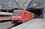 101 063-6 als IC 2445 ist am 11.02.16 in Richtung Dresden Hbf.