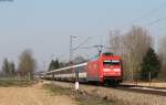 101 020-6 mit dem EC 9 (Hamburg Altona-Zürich HB) bei Riegel 17.3.16