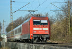 101 046-1 IC nach Koblenz durch Bonn-Friesdorf - 18.01.2016