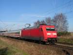 Wieder BR 101 063-6 diesmal einige Tage spter um 14:40 Uhr.