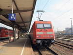101 123-8 als Schublok für den IC 2065  nach Nürnberg Hauptbahnhof am 14.